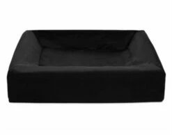 Bia Bed Bia Bed Royal Fluweel Hoes Hondenmand Zwart