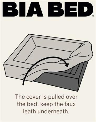 Bia Bed Bia Bed Skanor Hoes Hondenmand Blauw 6 Bia Bed Bia Bed Skanor Hoes Hondenmand Blauw - Afbeelding 4