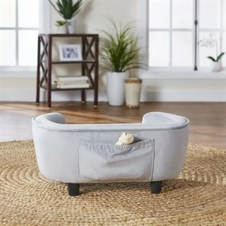 Enchanted Pet Enchanted Hondenmand / Sofa Coco Lichtgrijs 6 Enchanted Pet Enchanted Hondenmand / Sofa Coco Lichtgrijs - Afbeelding 4