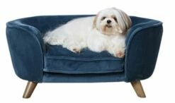 Enchanted Pet Enchanted Hondenmand / Sofa Romy Peacock Blauw