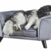 Enchanted Pet Enchanted Hondenmand / Sofa Romy Pewter Grijs -SWEET PETS Winkel enchanted pet enchanted hondenmand sofa romy pewte