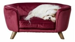 Enchanted Pet Enchanted Hondenmand / Sofa Romy Wijnrood