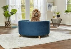 Enchanted Pet Enchanted Hondenmand / Sofa Rosie Peacock Blauw -SWEET PETS Winkel enchanted pet enchanted hondenmand sofa rosie peac 2