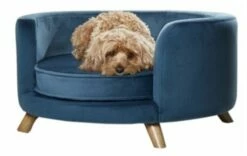 Enchanted Pet Enchanted Hondenmand / Sofa Rosie Peacock Blauw