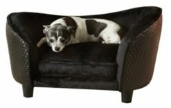 Enchanted Pet Enchanted Hondenmand Sofa Ultra Pluche Snuggle Wicker Bruin