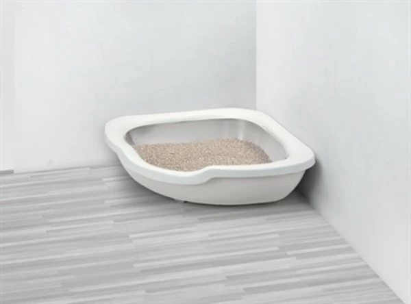 Imac Imac Hoek Kattenbak Fred Lichtgrijs 4 Imac Imac Hoek Kattenbak Fred Lichtgrijs - Afbeelding 2