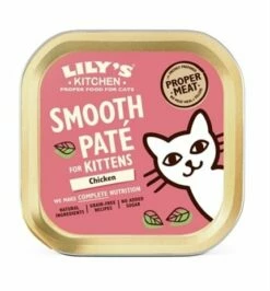Voorkant 20 Lily's Kitchen Lily's Kitchen Cat Kitten Smooth Pate Chicken