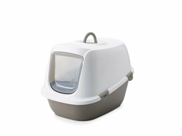 Savic Savic Kattenbak Leo Warmgrijs / Wit 3 Savic Savic Kattenbak Leo Warmgrijs / Wit