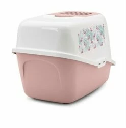 Savic Savic Kattenbak Nestor Impression Flamingo Roze / Wit -SWEET PETS Winkel savic savic kattenbak nestor impression flamingo r 3