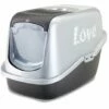 Savic Savic Kattenbak Nestor Impression Love Zwart / Zilver -SWEET PETS Winkel savic savic kattenbak nestor impression love zwart