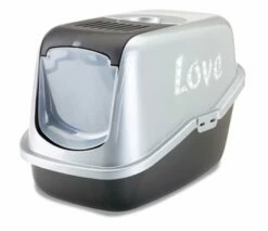 Savic Savic Kattenbak Nestor Impression Love Zwart / Zilver