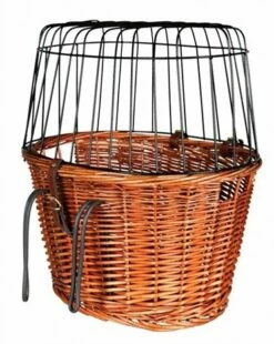 Trixie Trixie Fietsmand Met Draadkoepel Voorop Naturel