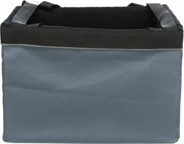 Trixie Trixie Fietsmand Voor Aan Stuur Nylon Grijs 5 Trixie Trixie Fietsmand Voor Aan Stuur Nylon Grijs - Afbeelding 3