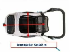 Trixie Trixie Hondenfietskar Opvouwbaar Grijs -SWEET PETS Winkel trixie trixie hondenfietskar opvouwbaar grijs 4