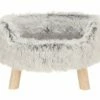Trixie Trixie Hondenmand Sofa Harvey Rond Wit-zwart