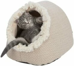 Trixie Trixie Kattenmand Iglo Boho Beige -SWEET PETS Winkel trixie trixie kattenmand iglo boho beige 4