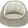 Trixie Trixie Kattenmand Iglo Livia Grijs / Creme -SWEET PETS Winkel trixie trixie kattenmand iglo livia grijs creme