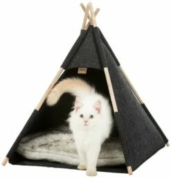 Trixie Trixie Kattenmand Tipi Vilt Antraciet