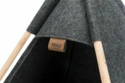 Trixie Trixie Kattenmand Tipi Vilt Antraciet -SWEET PETS Winkel trixie trixie kattenmand tipi vilt antraciet 3