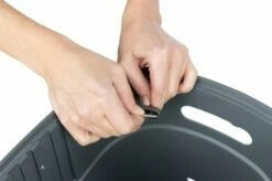 Trixie Trixie Stuur-fietsmand Kunststof Grijs -SWEET PETS Winkel trixie trixie stuur fietsmand kunststof grijs 4