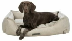 Trixie Trixie Vital Mand Calito Hoekig Beige / Grijs -SWEET PETS Winkel trixie trixie vital mand calito hoekig beige grijs 2