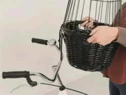 Trixie Trixie Wilgen Fietsmand Voorop Zwart Met Kussen En Kap 11 Trixie Trixie Wilgen Fietsmand Voorop Zwart Met Kussen En Kap -SWEET PETS Winkel trixie trixie wilgen fietsmand voorop zwart met ku 4