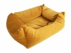 Voorkant -SWEET PETS Winkel woefwoef madison friends hondenmand velvet geel 1