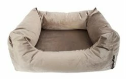 Woefwoef Madison Friends Hondenmand Velvet Taupe