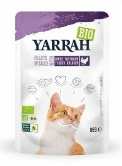 Yarrah Yarrah Cat Biologische Filets Met Kalkoen In Saus